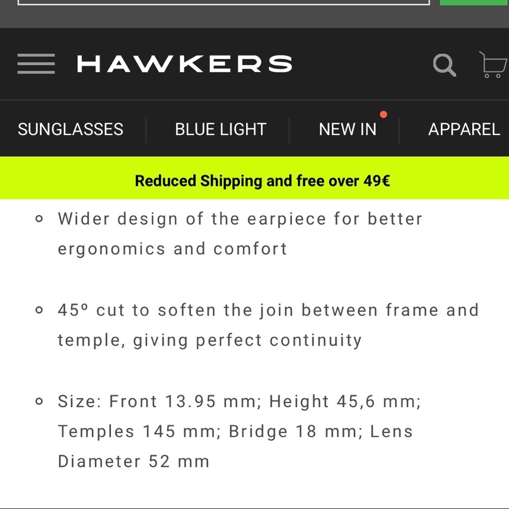 Hawkers Polarized Blue Mirror Sunglasses - Picture 12 of 14